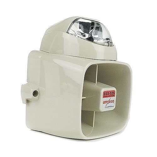 AMSECO POTTER SSX52SC SIREN AND STROBE COMBINATION - CLEAR…