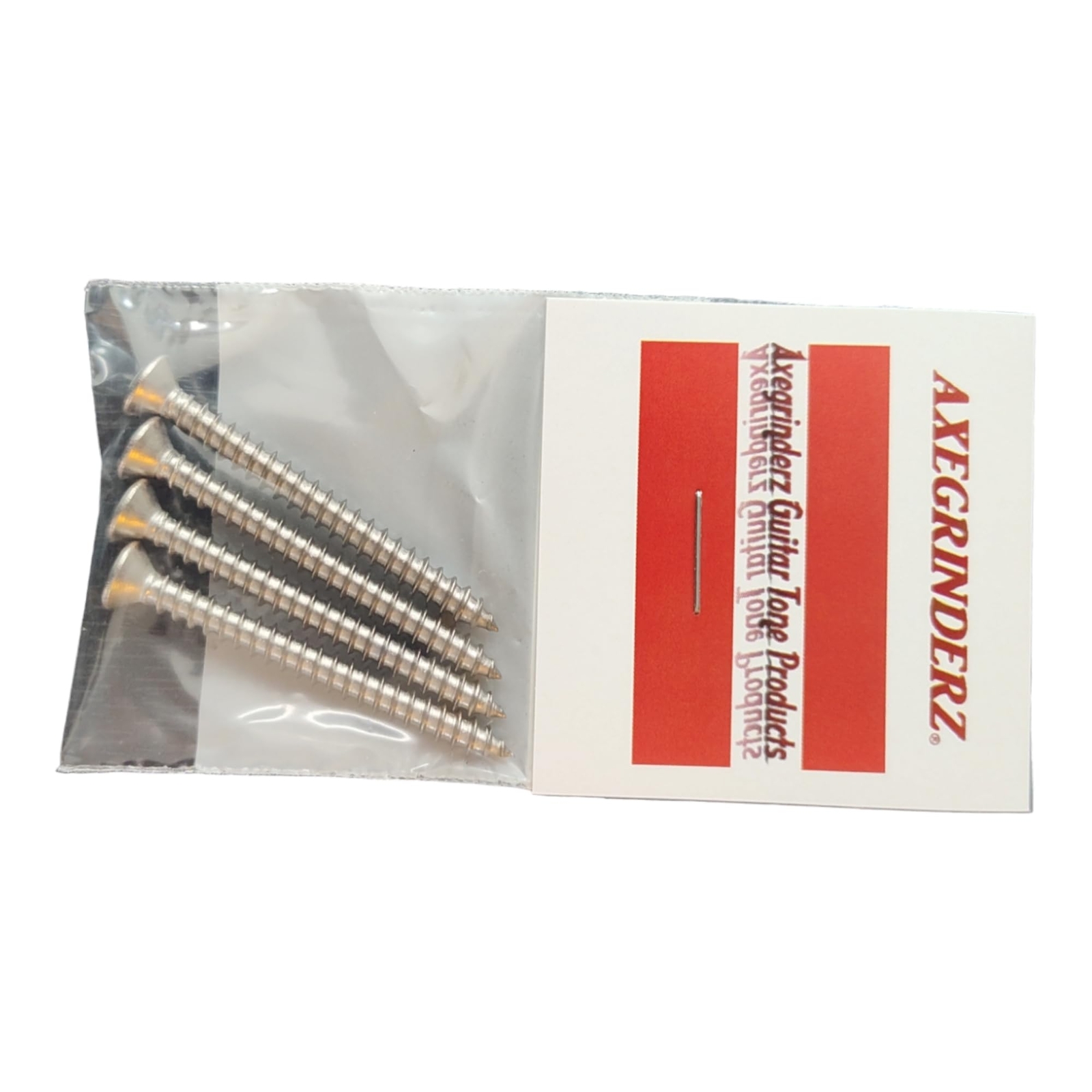 4 Pack Stainless Steel Long Guitar Neckplate Screws 1-3/4 inch X #8 US Made