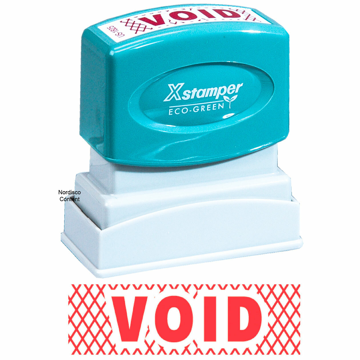 Xstamper 1825 VOID Stamp, Red Pre-inked Stamp