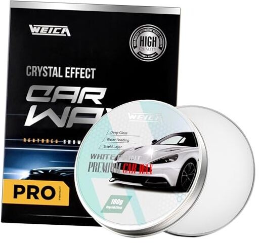 Car Wax for Light & Metallic Cars | White, Silver, Pearl | Anti-Yellowing white