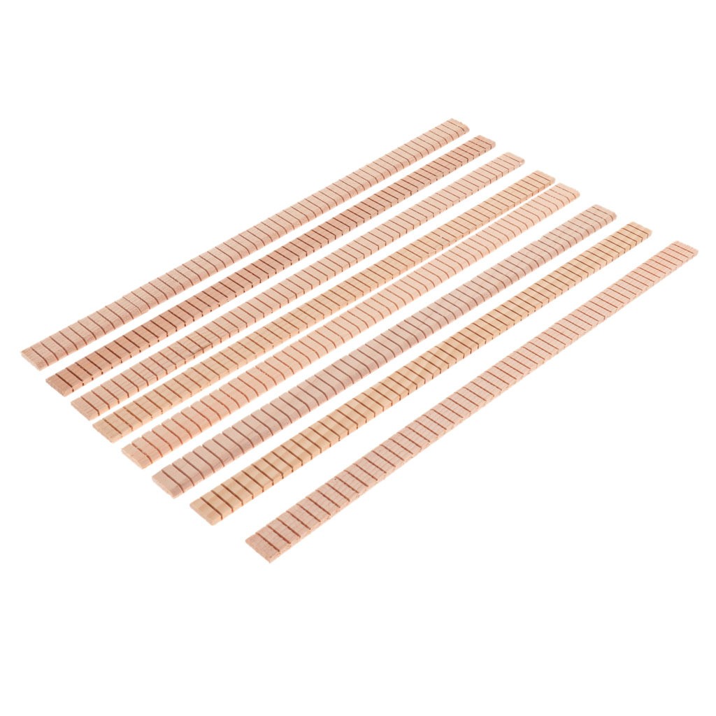 8PCS Spruce Wood Guitar Binding Purfling Strip Guitar Accessories Guitar Trim