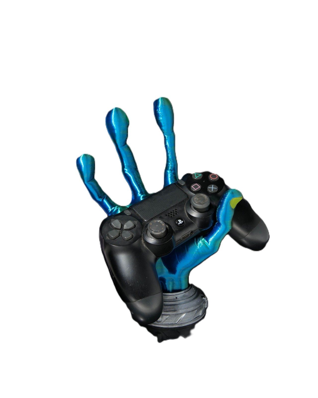 4-Finger Alien Hand Controller Holder Stand Desk Display 3D Printed