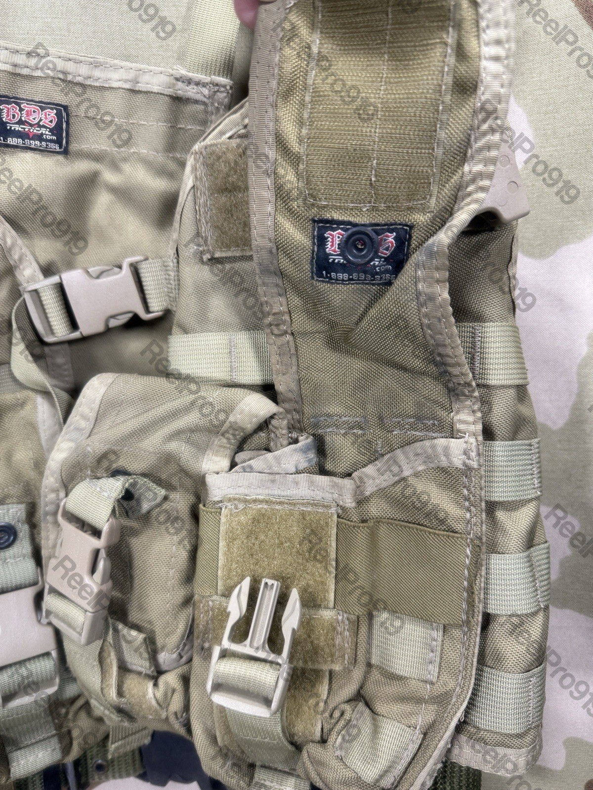 BDS Tactical V-Ops Split Front Chest Rig Custom Built MARSOC Tactical Pouch USGI
