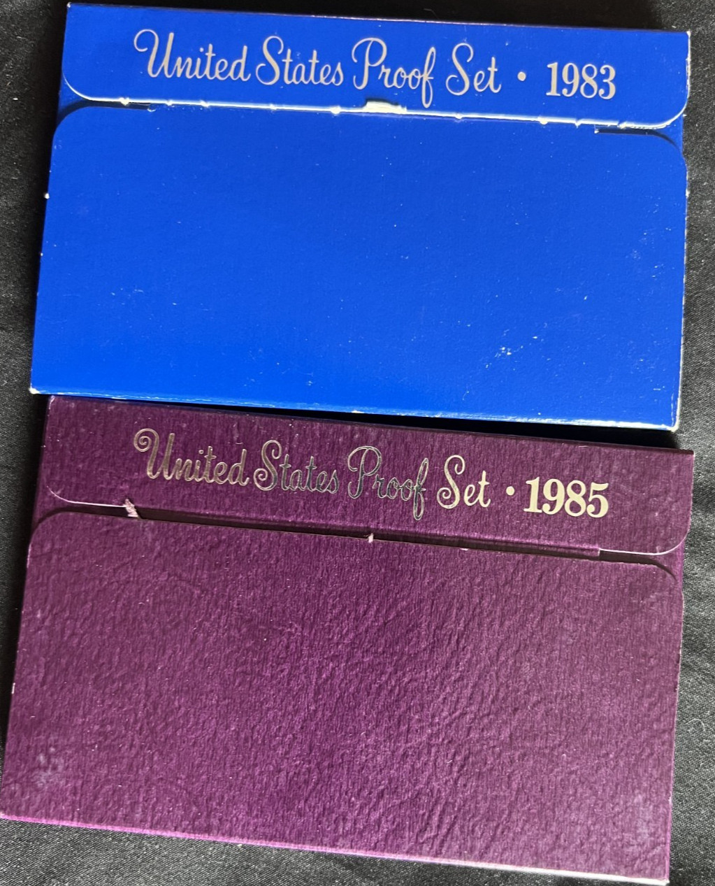 1983 & 1985 US mint proof set