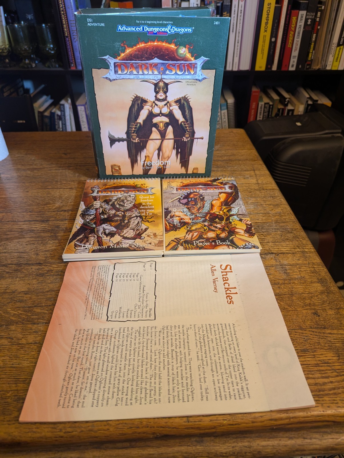 Freedom Advanced Dungeons & Dragons 2nd Edition Dark Sun Boxed Module DS1 2401