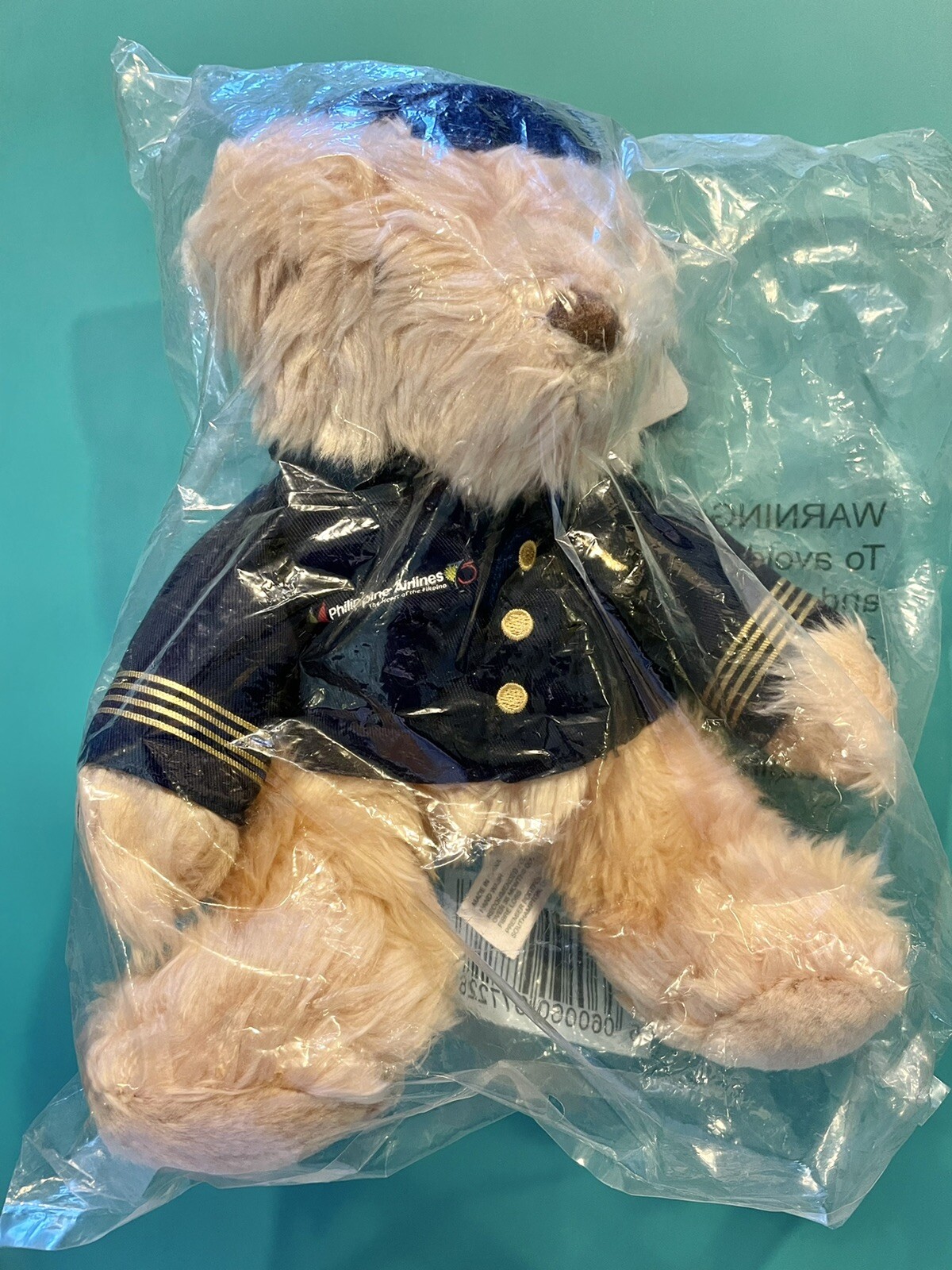PHILIPPINE AIRLINES PILOT TEDDY BEAR
