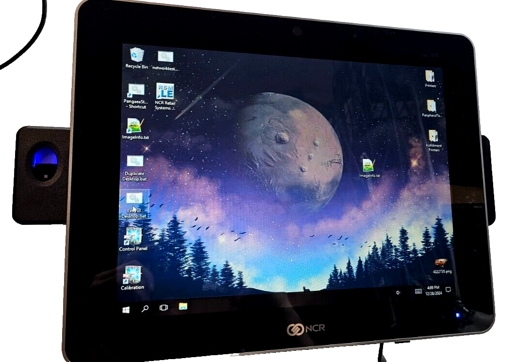 New NCR 7761 P1535 Touchscreen Terminal Display 1.6Ghz, 4GB/60GB, Biometrics W10