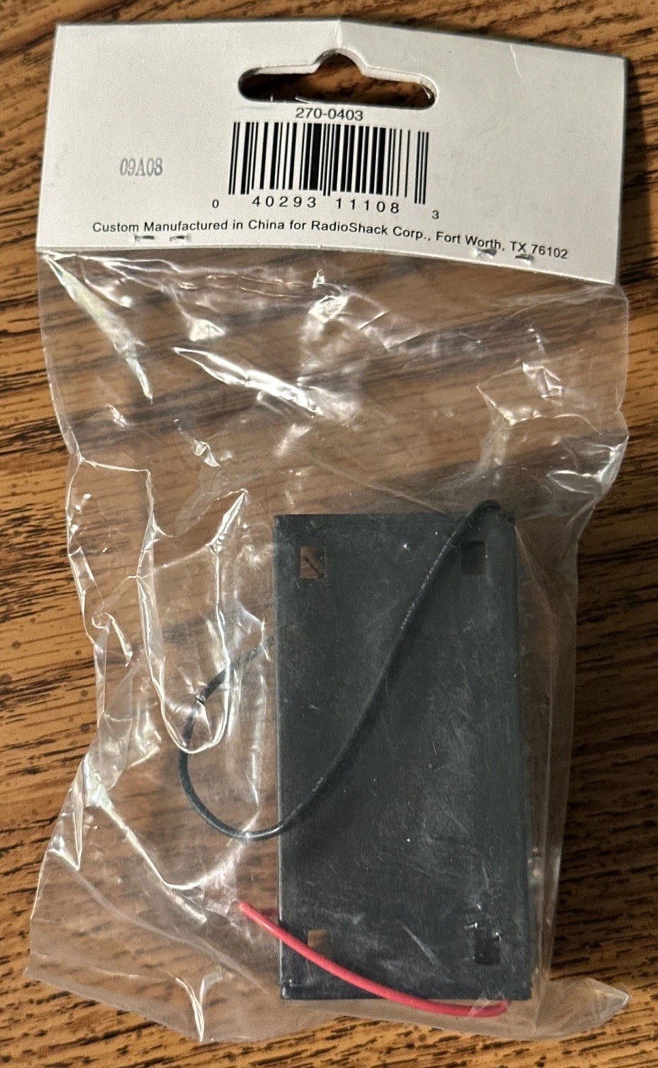 Radio Shack Item No. 270-403A | "D" Battery Holder