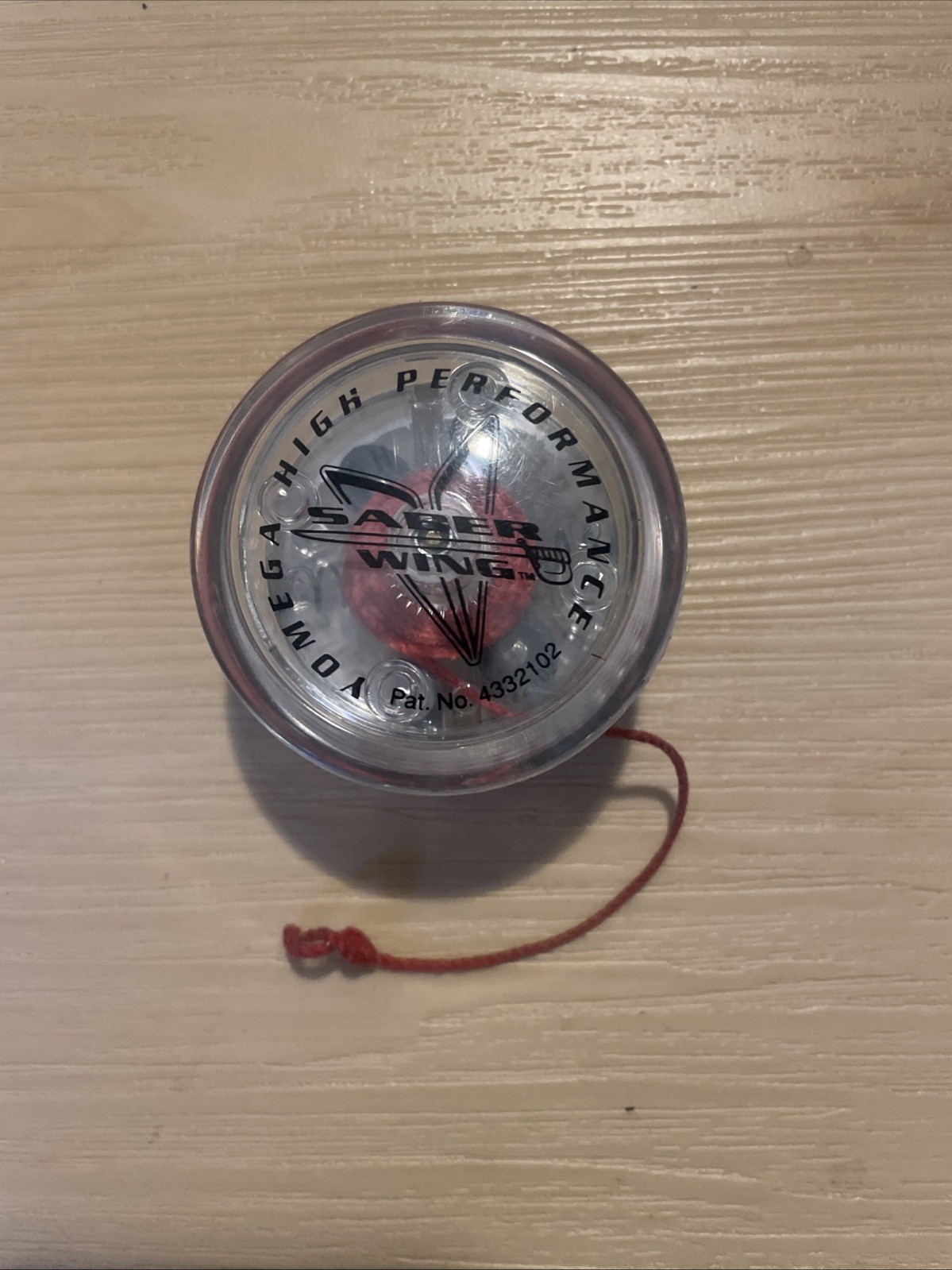 Yomega Vintage Saber Wing High Performance Clear Yo-Yo Collectible Toy 4332102