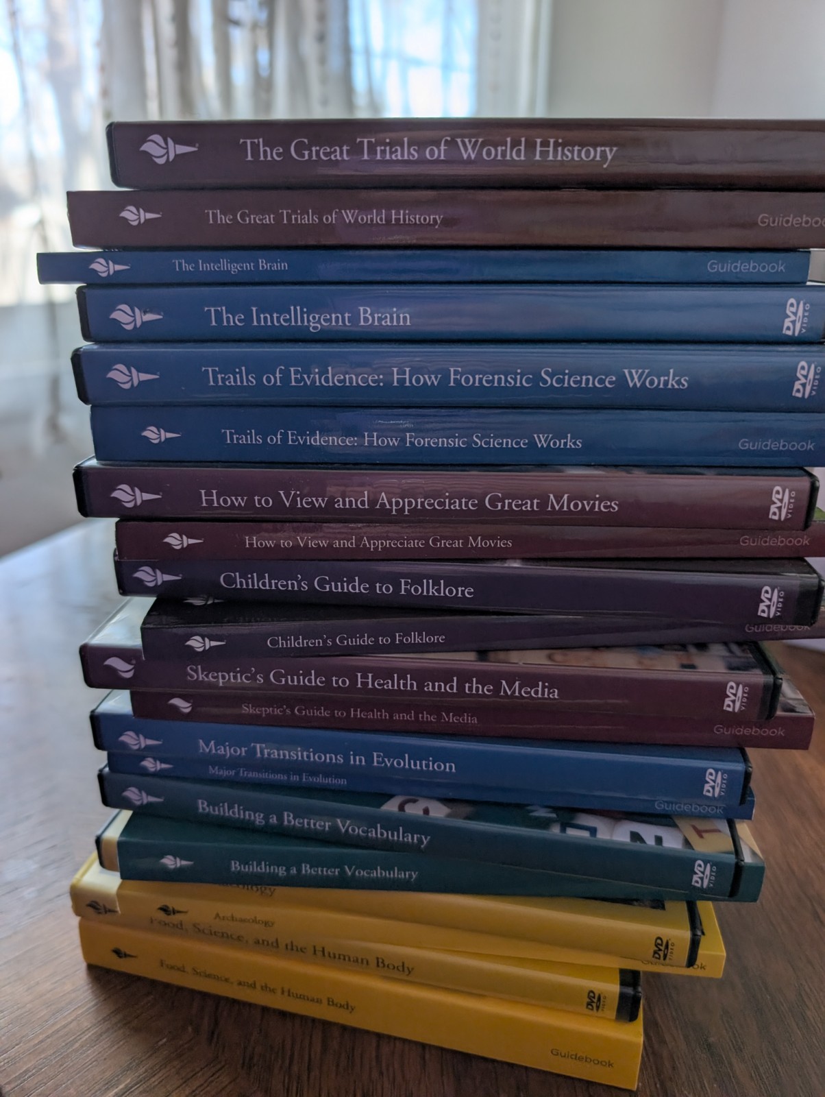 The Great Courses Pick & Choose DVD Sets – Many w/ Guide Books