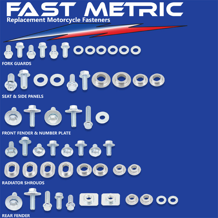Yamaha YZ 450F Plastics & Body Bolt Kits
