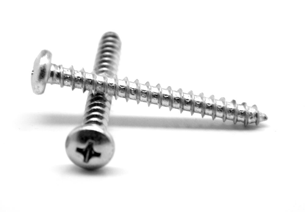 #2-32 x 1/4" (FT) Sheet Metal Screw Phil Pan Hd Type A Stainless (No P