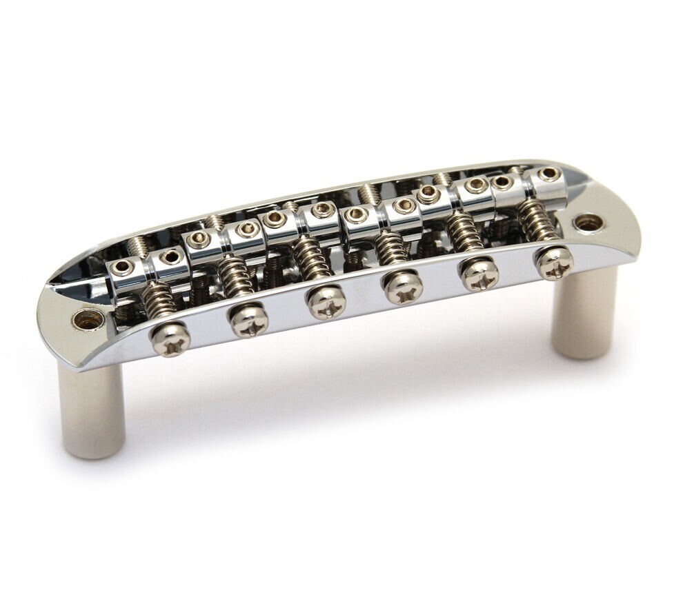 NEW Genuine Fender Bridge For Mustang With Posts, CHROME, 008-1239-049