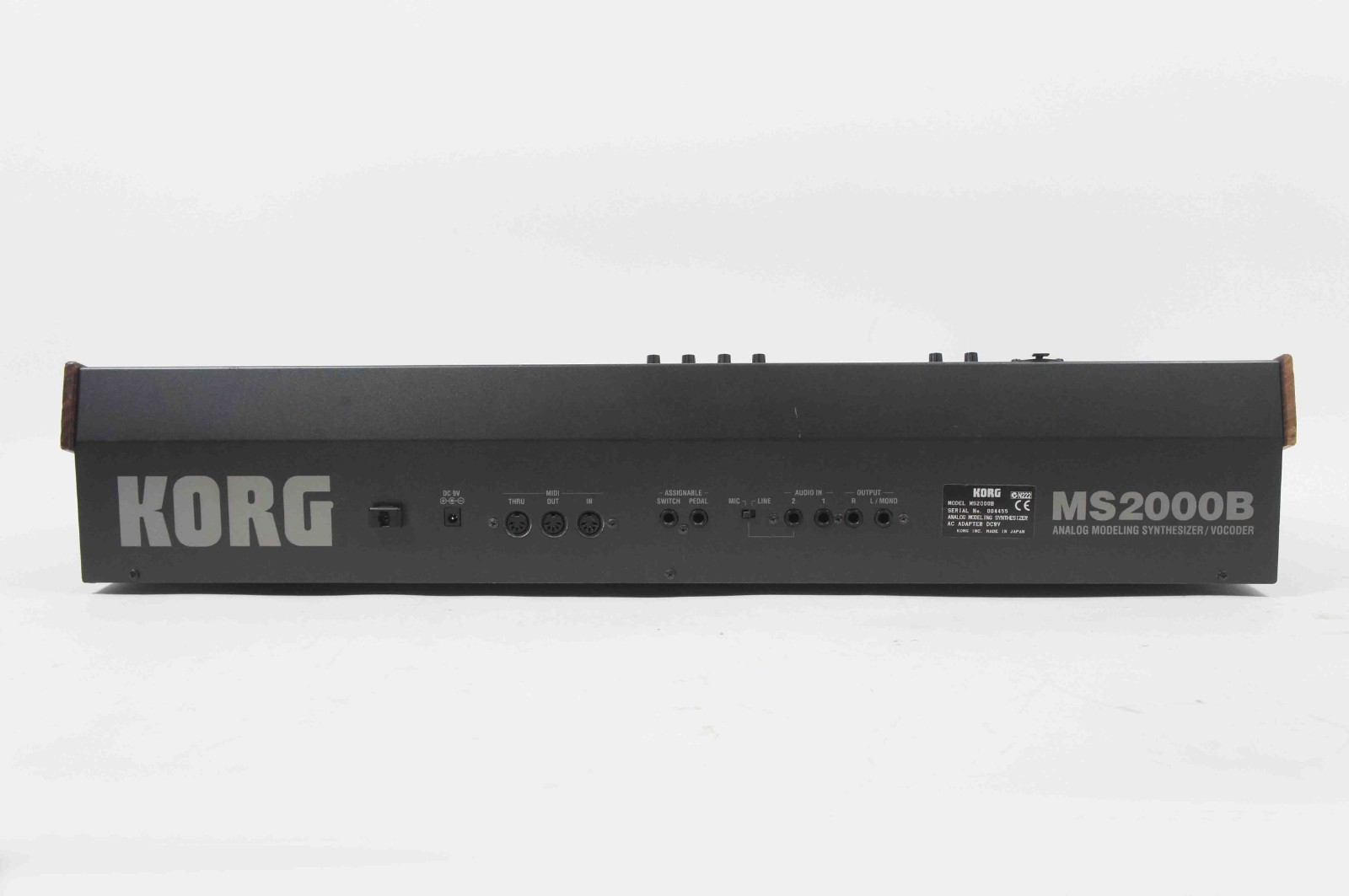 KORG MS2000B Analog Modeling Synthesizer MS-2000 Black w/ 100-240V PSU