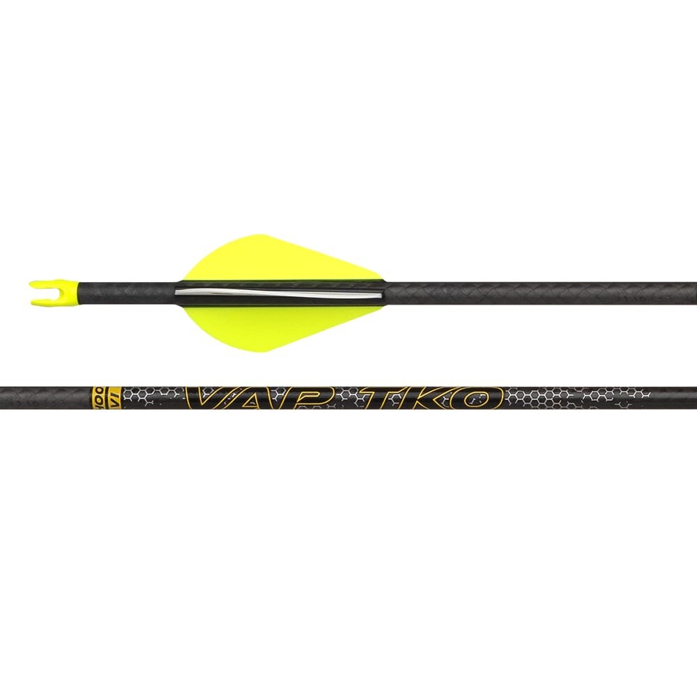 Victory Archery VAP TKO Elite 175 Fletched Arrows 6pk (VAPTKAE-175FB-6): NEW