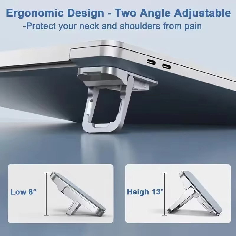 Portable Mini Laptop Stand Holder for Computer Keyboard Adjustable Legs Bracket