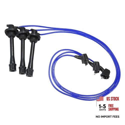 Car Spark Plug Coil Wires Ignition Coil Harness Cable 5mm Fit for Toyota