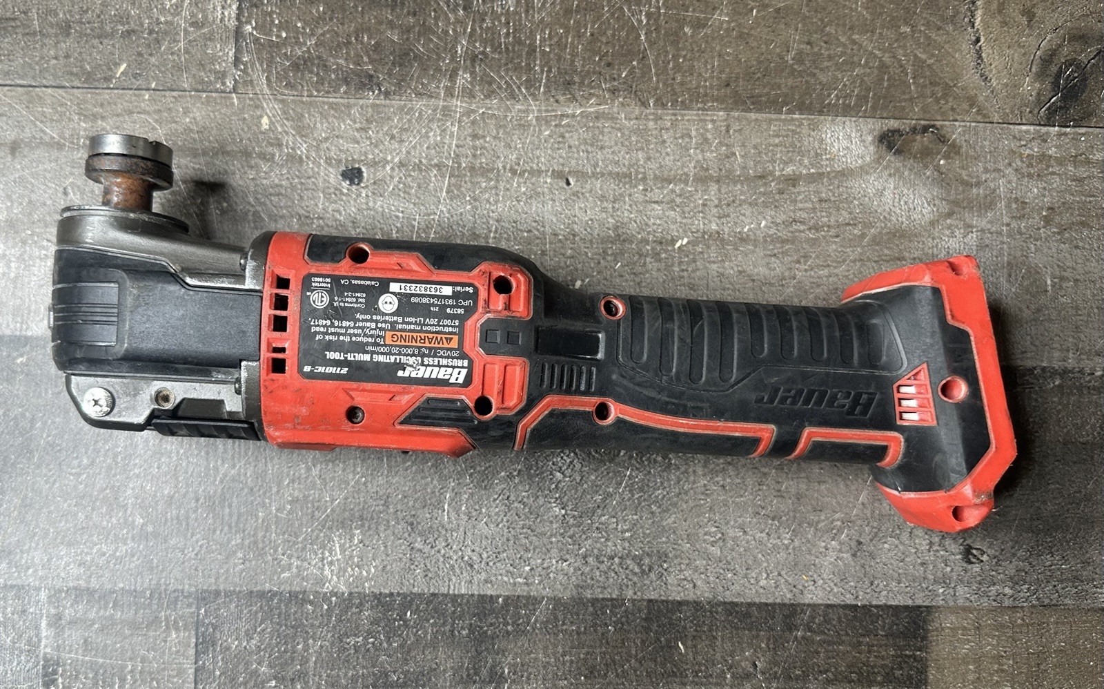BAUER 20V Brushless Variable Speed Oscillating Multi-Tool(Tool only) (E10047289)