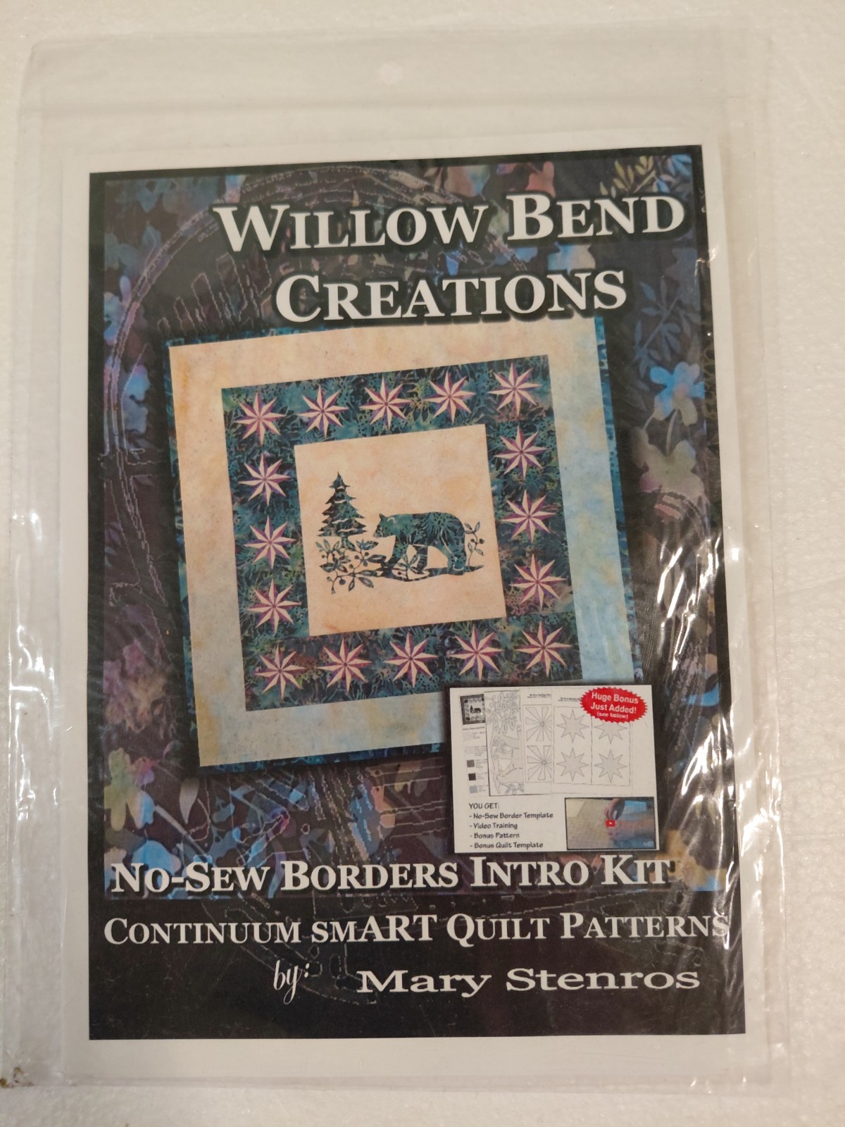 Willow Bend Creations No Sew Borders Intro Kit Mary Stenros Quilt Pattern