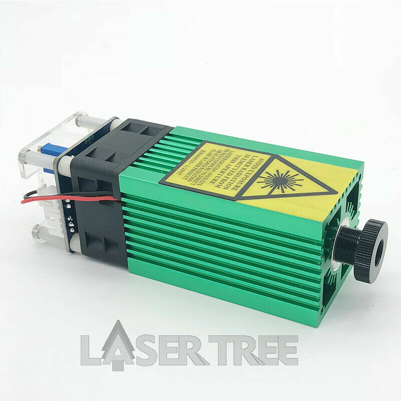 Focusable 525nm 1W high quality green laser module high power laser head