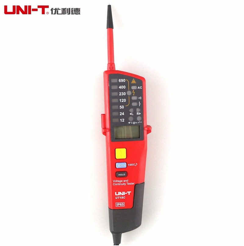 Voltage Continuity Tester UNI-T UT18C Polarity Phase Rotation RCD