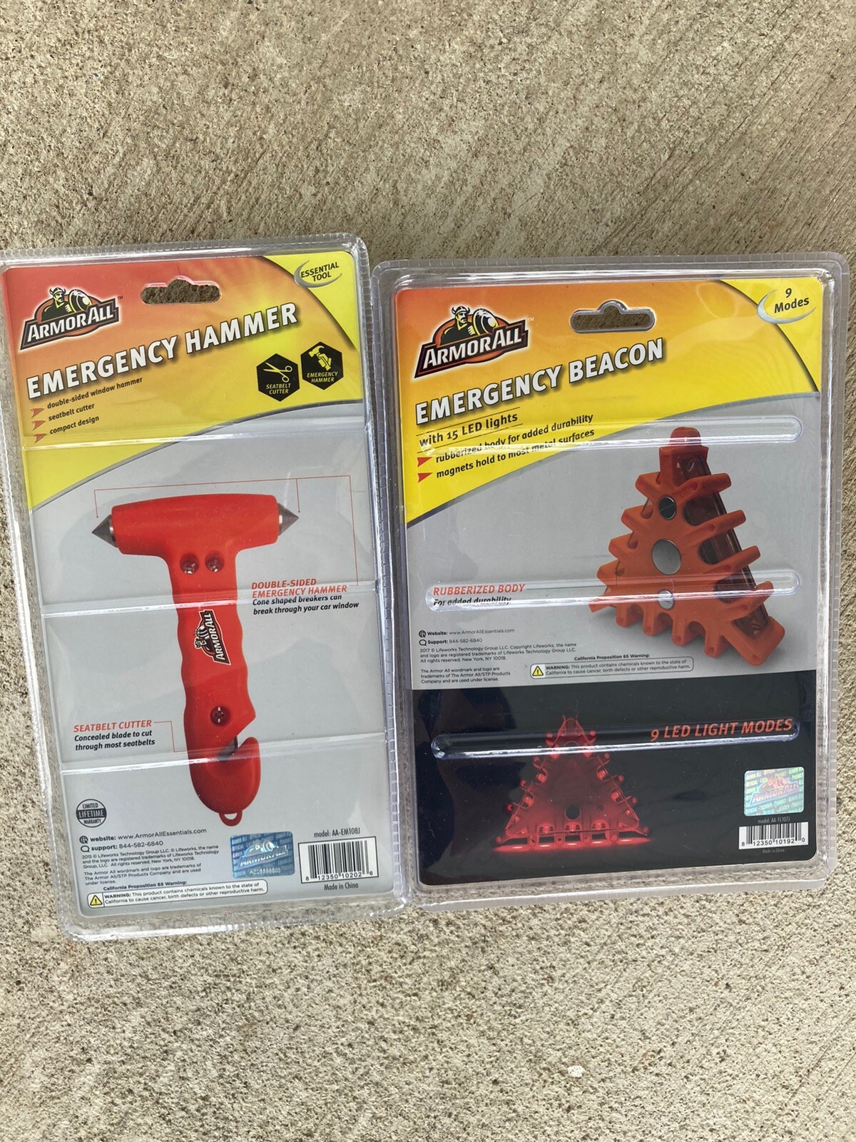 emergency car Items