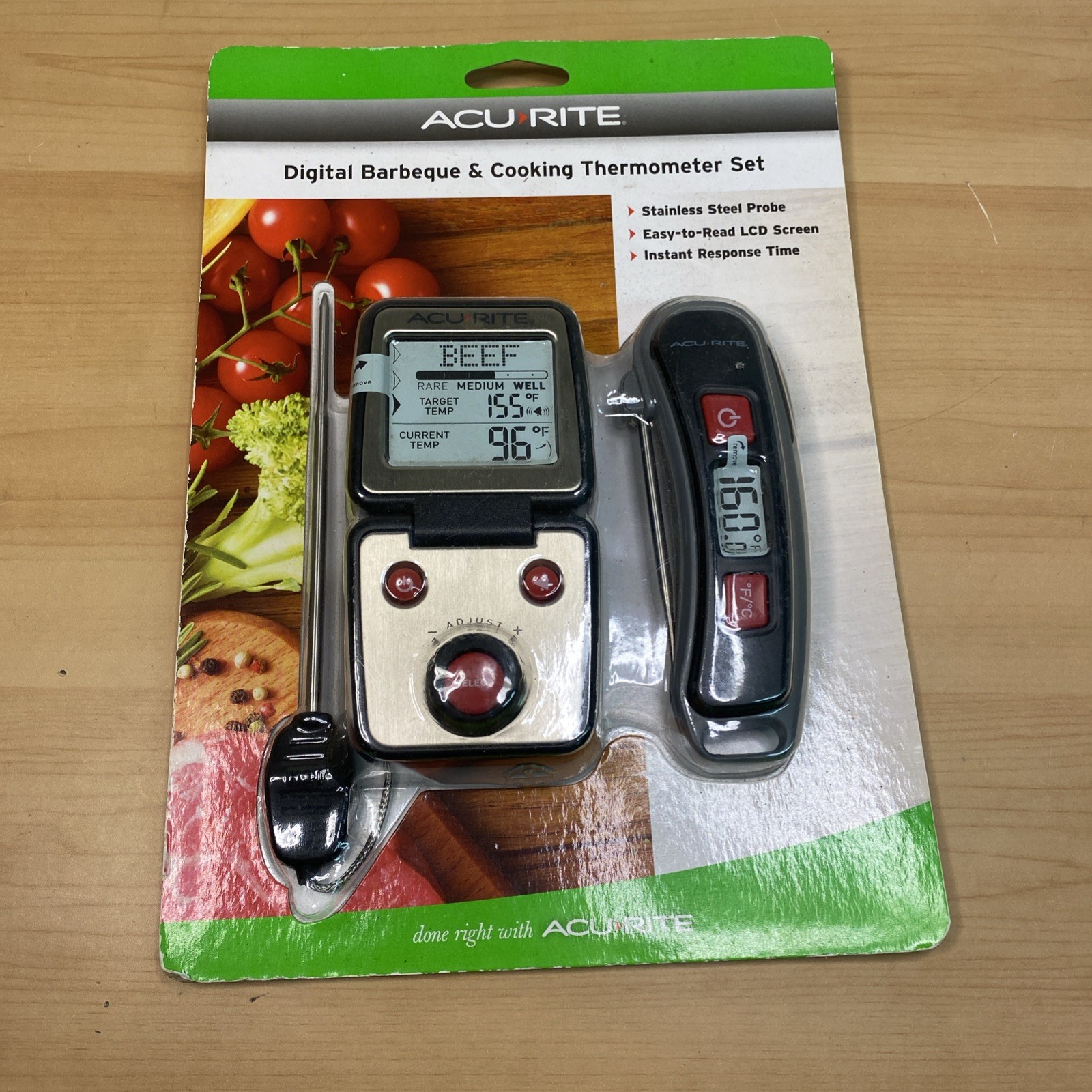 Acurite Digital Cooking & Barbeque Thermometer Set Brand New Sealed