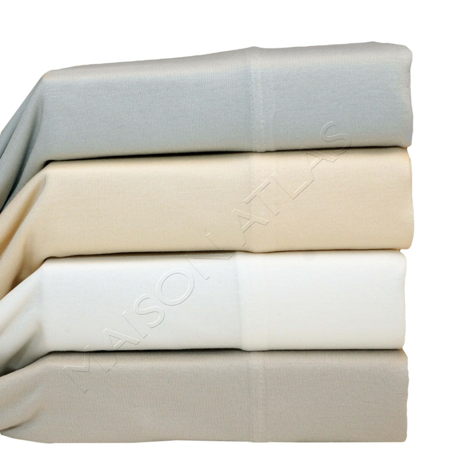 TENCEL MODAL Jersey SHEET SET PILLOWCASE by Maison Atlas | Pure Beech | NEW