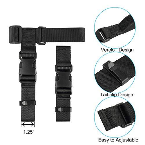 Luggage Connector, Straps for Suitcase, Add A Bag Adjustable Attachment Large