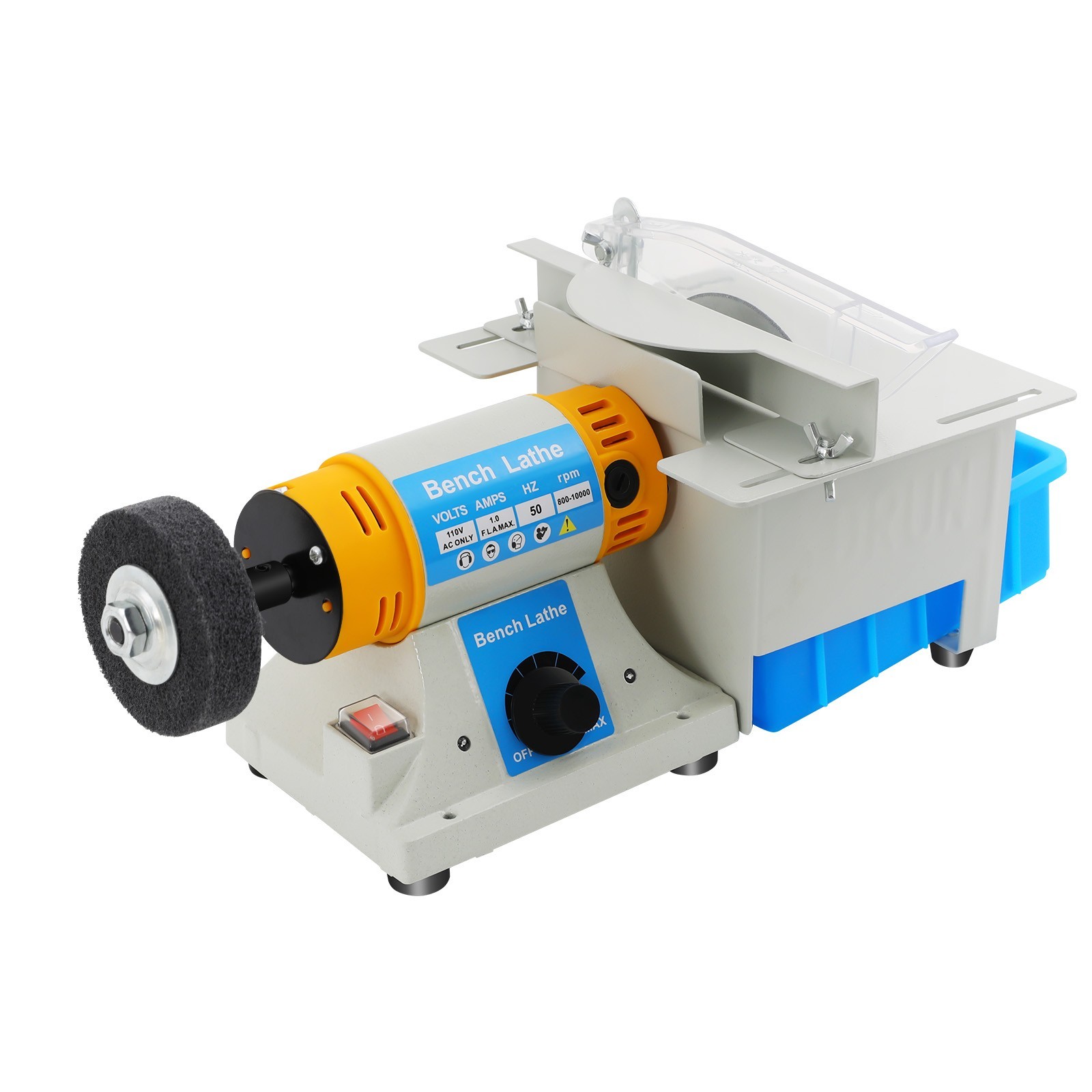 Mini Table Saw, 110V Multifunctional Electric Grinding Machine With Table Saw