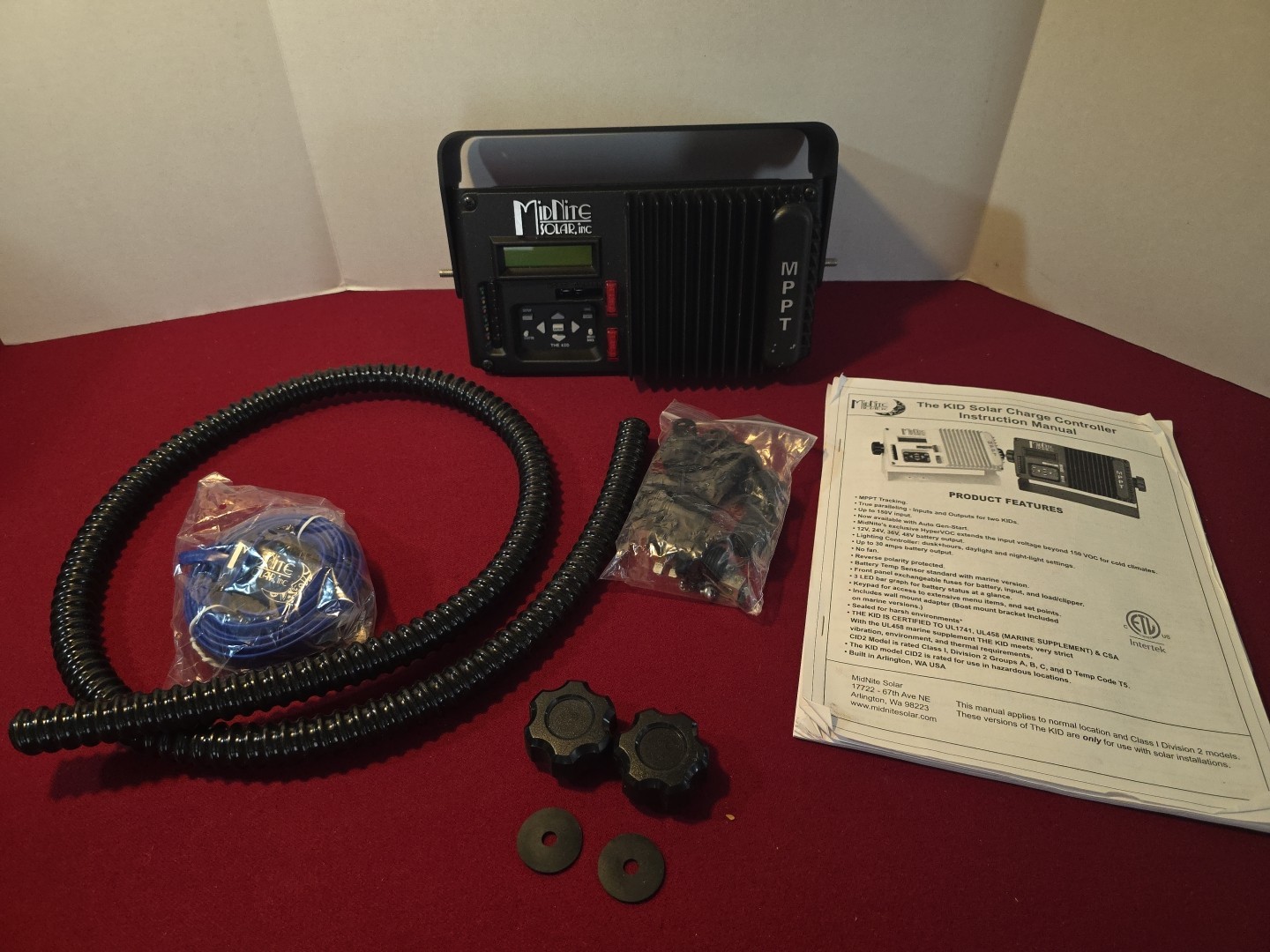 MidNite  The Kid Solar Marine MPPT Charge Controller MNKID-M-B