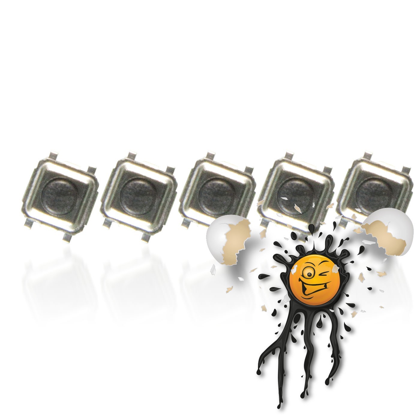 5 x 3mm micro pushbutton 4 pin SMD mini pushbutton pushbutton 3x3mm SMT tactile switch