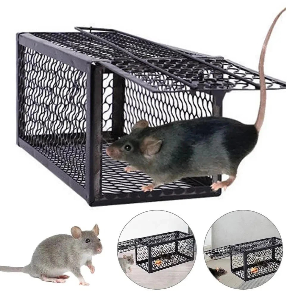USA Mouse Trap Rat Trap Rodent Trap Live Catch Cage, Easy to Set Up and Reuse***