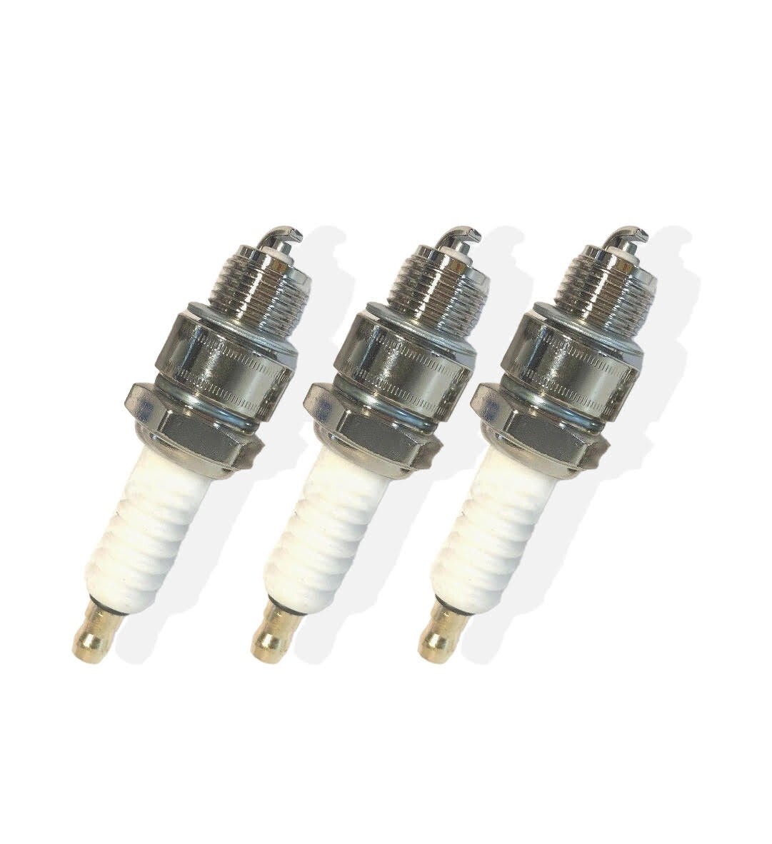SET OF 3 MOTORCYCLE SPARK PLUGS E6TC BP6HS FOR YAMAHA PW50 PW80 PW60 LT50 LT80