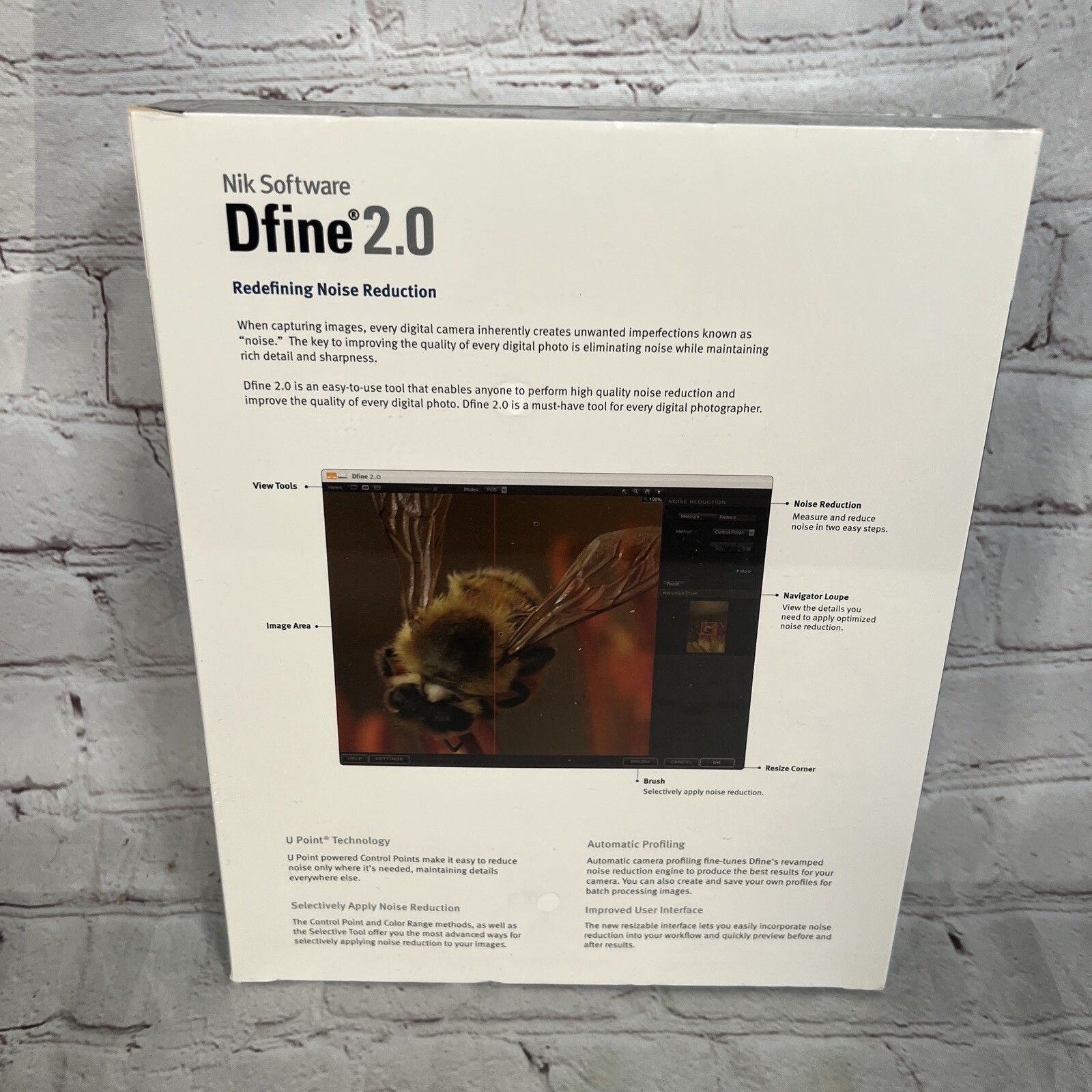 Nik Software Dfine 2.0, Windows/Mac, Noise Reduction NIB Sealed