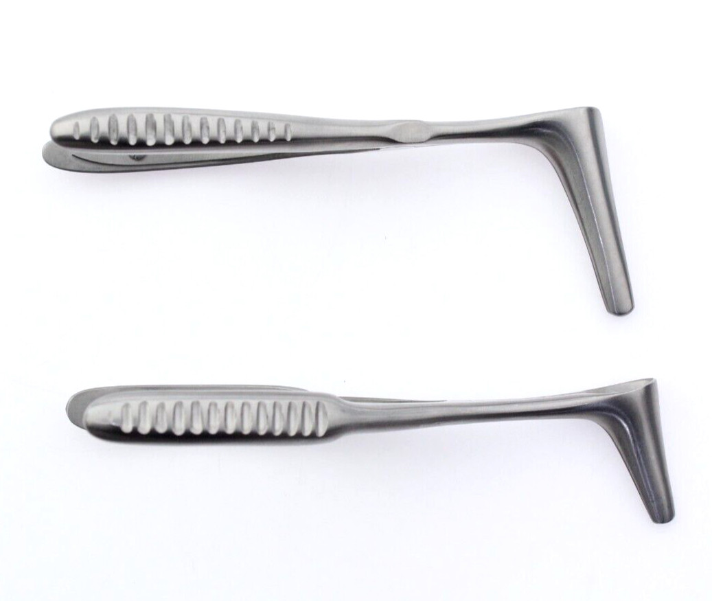 2-Nasal Speculum 35 & 50mm Rhinology Adenoidectomy Septum w/o Screw Fixation