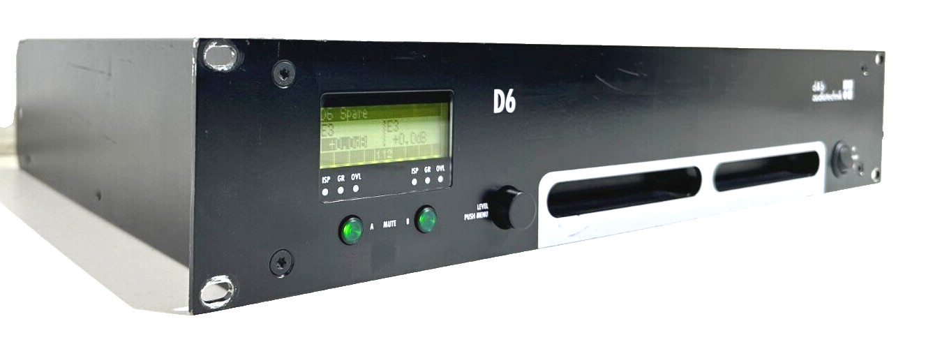 D&B Audiotechnik D6 Power Amp With NL4 (One)THS