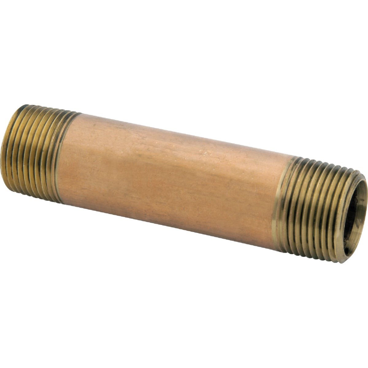 Anderson Metals 3/8 In. x 2 In. Red Brass Nipple 38300-0620 Anderson Metals