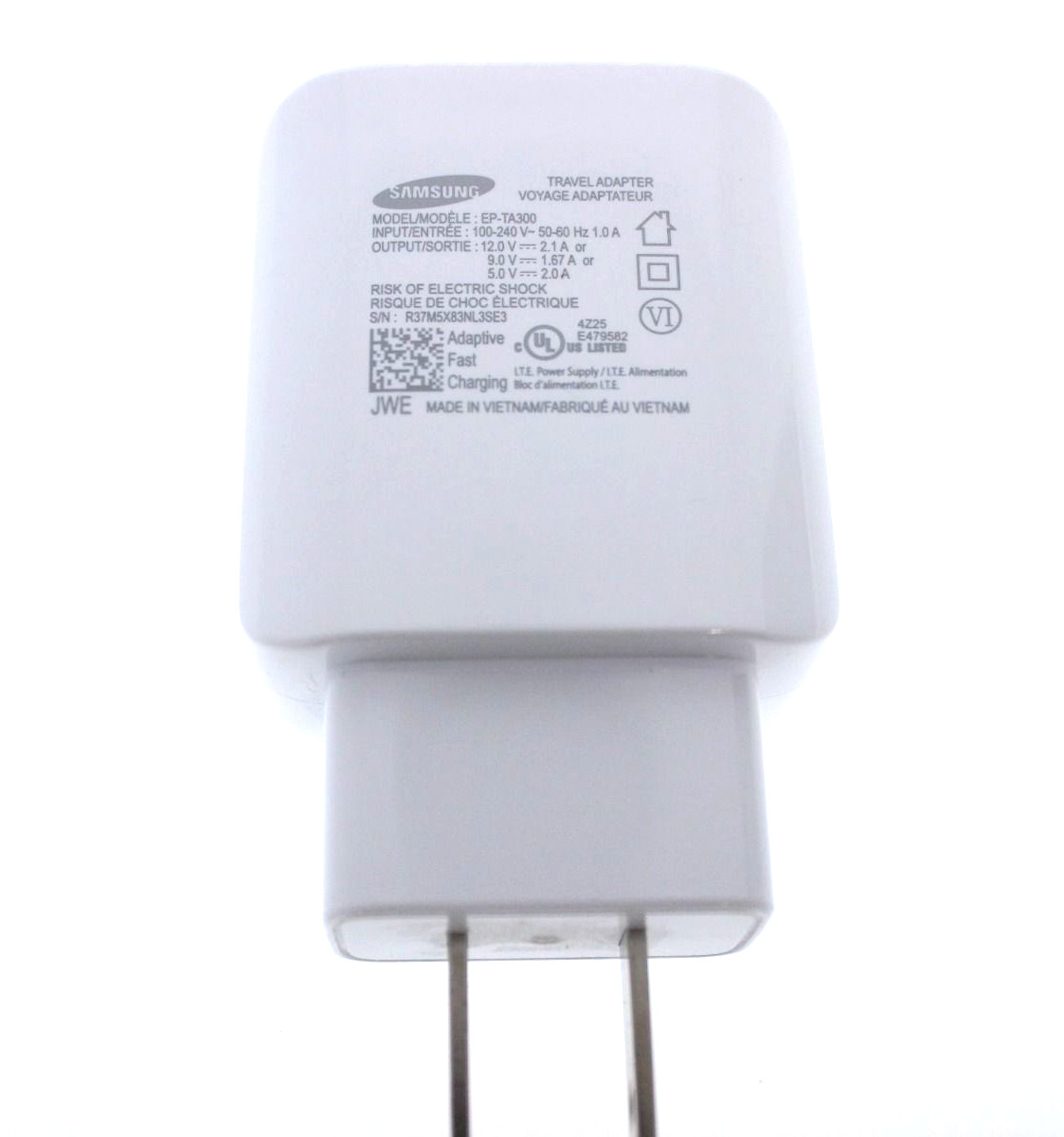 Samsung USB-A Wall Charger 25W EP-TA300 White GH44-02880A Authentic