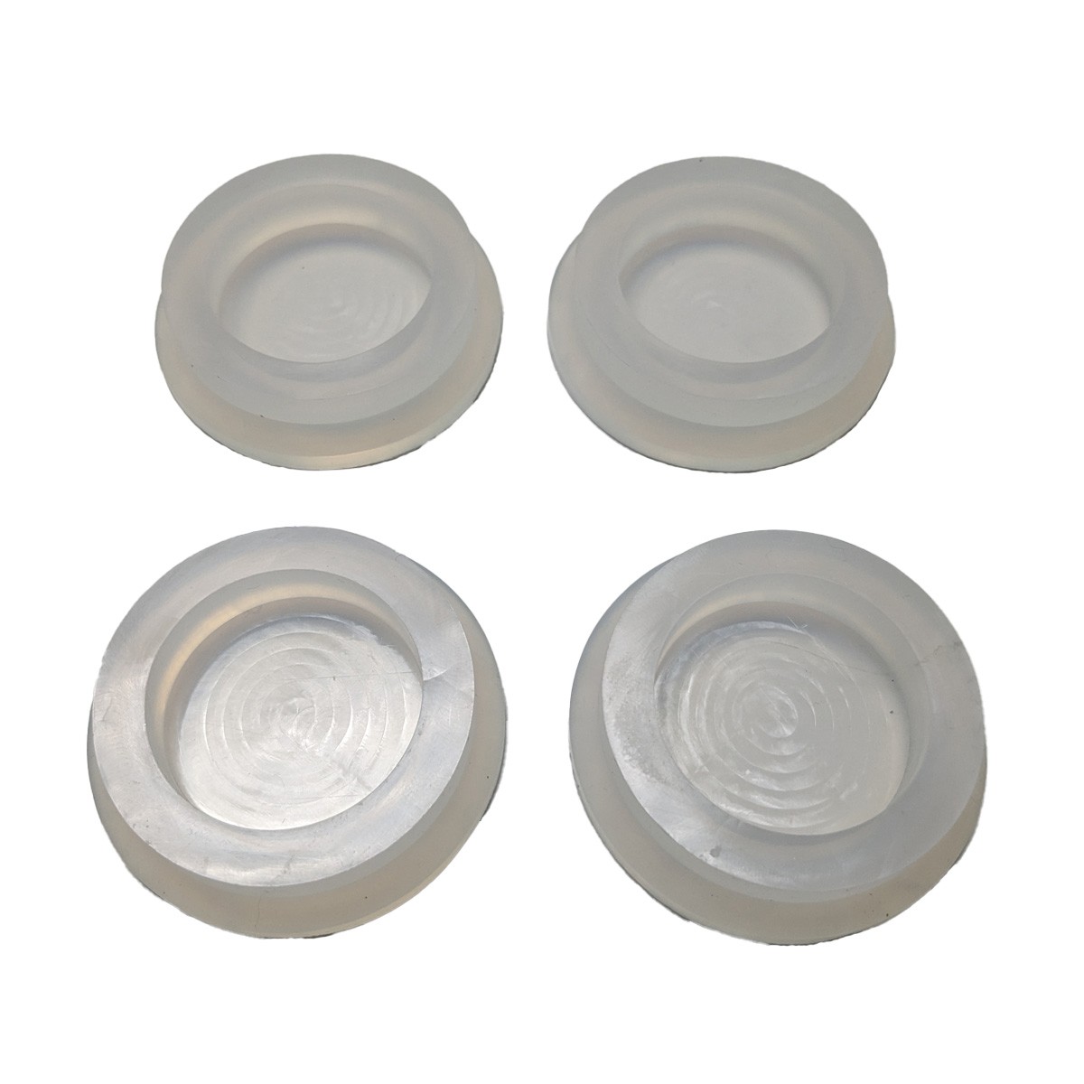 PerfectPlay Translucent White Silicone Leg Leveler Protector