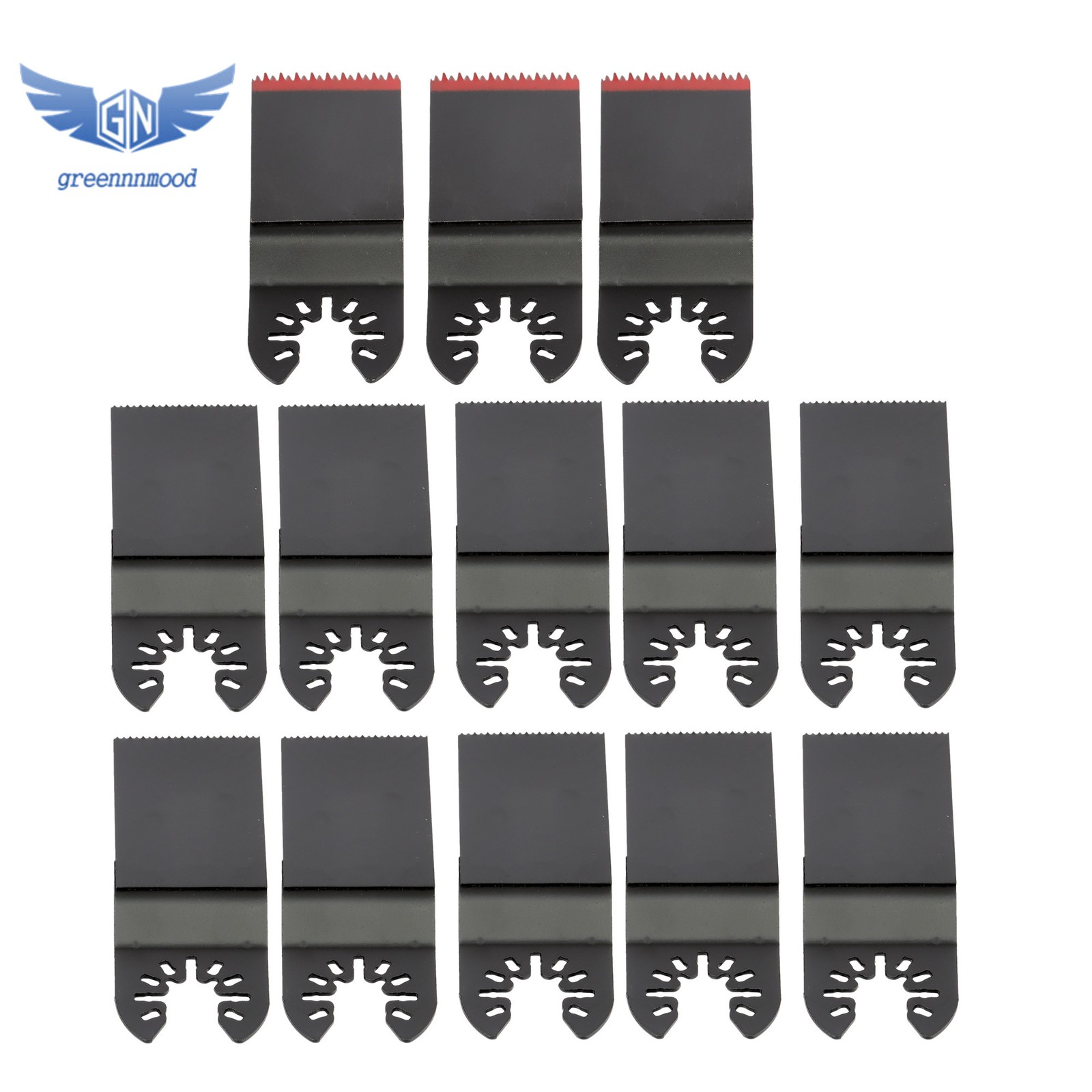 35PCS Multitool Blades 7 Types Titanium Oscillating Tool Quick Saw Blades