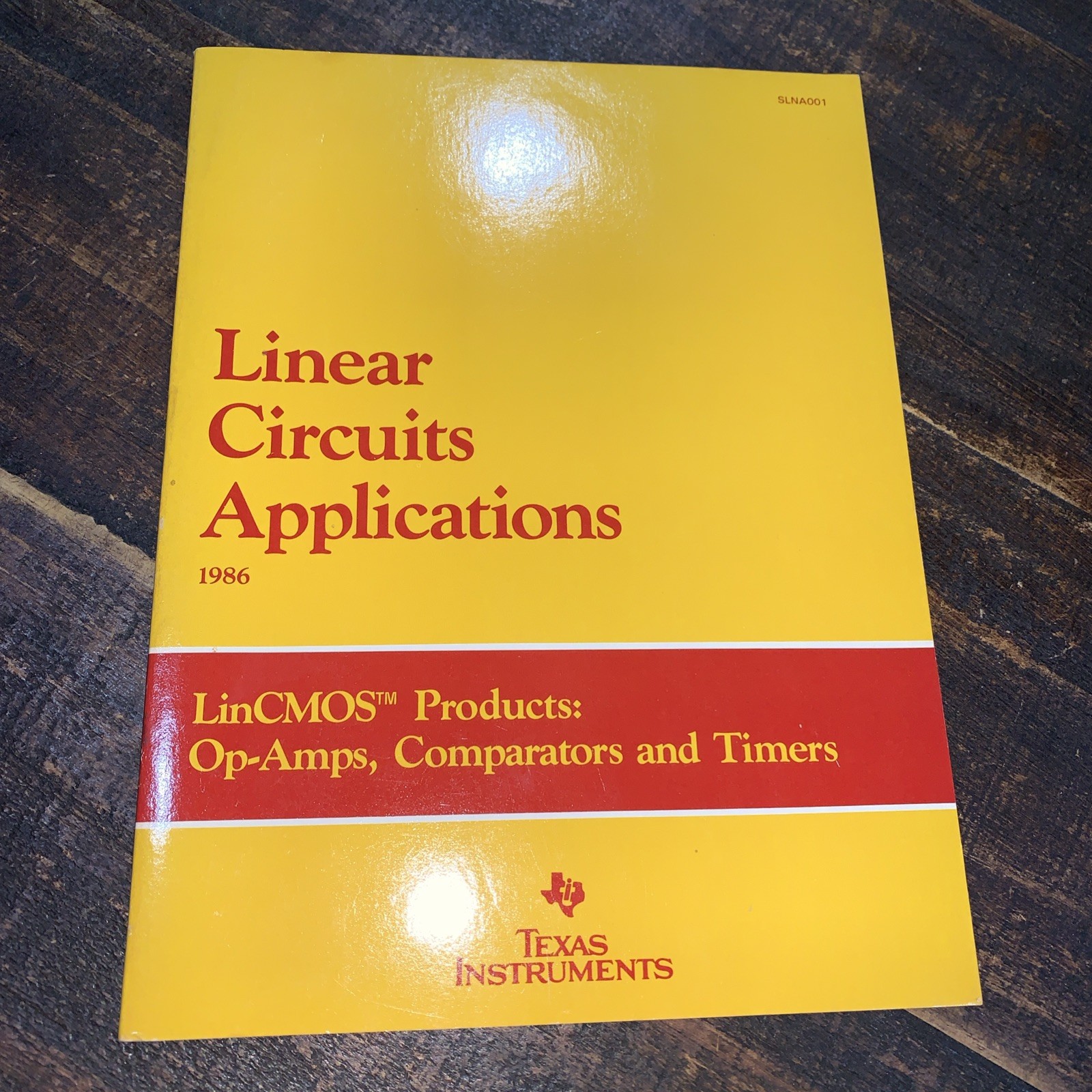 Linear Circuits Applications 1986 Op Amps, Comparators, Texas Instruments