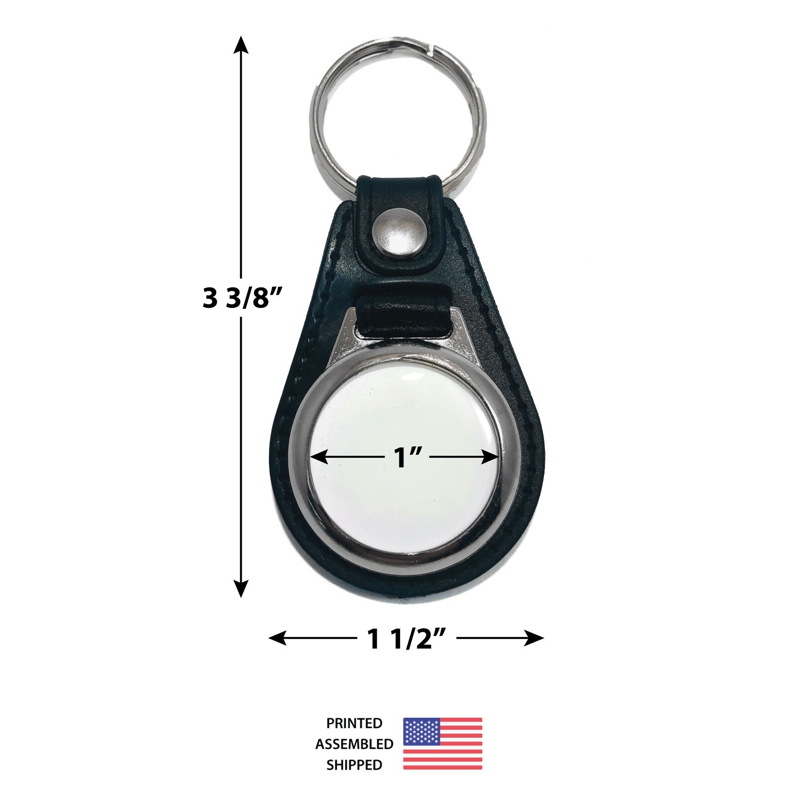 Fob Key Ring Keychain for Kioti Tractor Key (2-Pack)