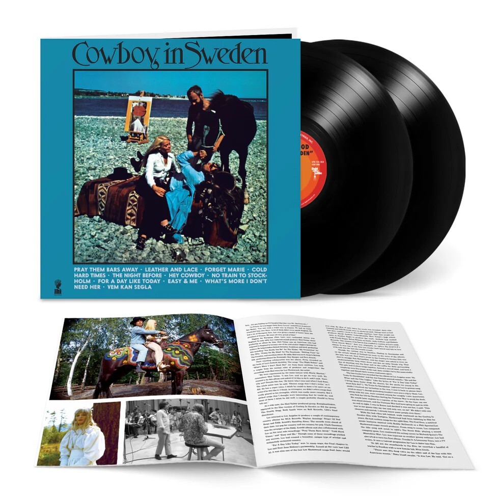 Lee Hazlewood Cowboy in Sweden Deluxe Edition 2x Vinyl LP Record! & Book! NEW bl