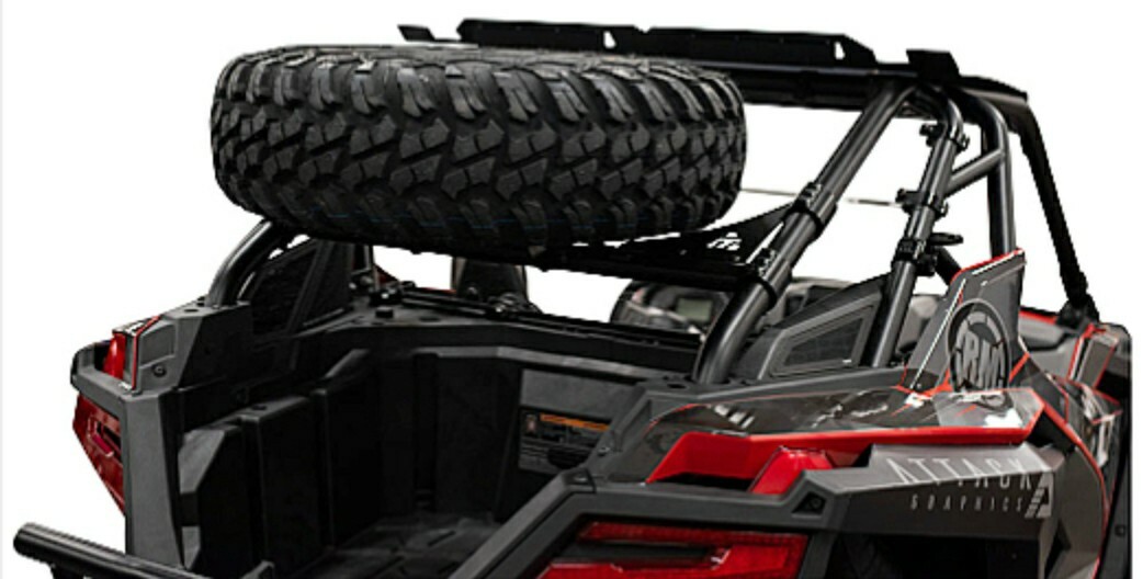 Tusk Spare Tire Carrier Mount Rack For Polaris RZR Pro XP 1000 Pro XP 4