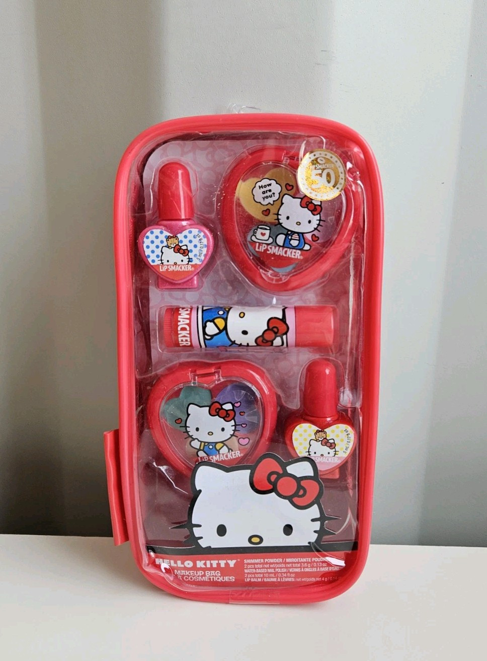 Lip Smacker Hello Kitty Makeup Cosmetic Set - 5ct New With Box