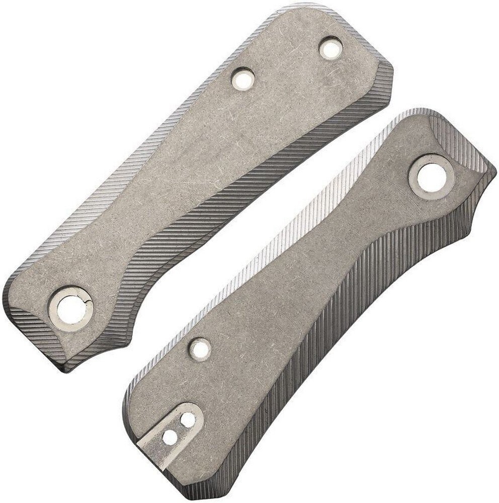Flytanium Groove Gray Titanium Scales To Civivi Baby Banter Knife FLY-1227S