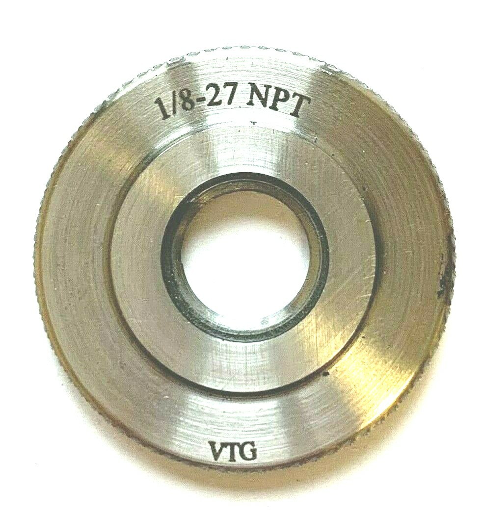 1/8-27 NPT L1 THREADED RING GAGE - USA - VERMONT GAGE #441102510 - NEW