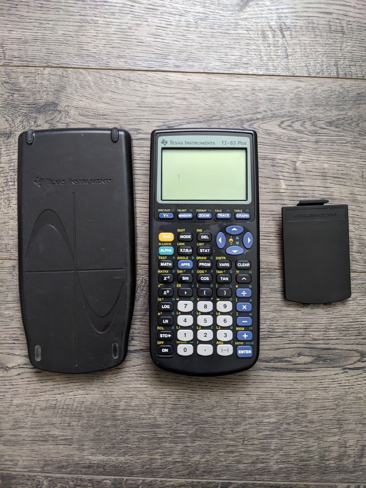 Texas Instruments TI-83 Plus Graphing Calculator Black, Tested with Slide Cover