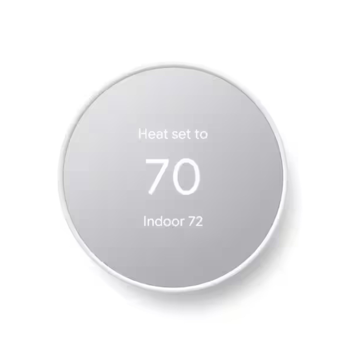 Google Nest Thermostat Wi-Fi Programmable Touch/App Control White MCH3N
